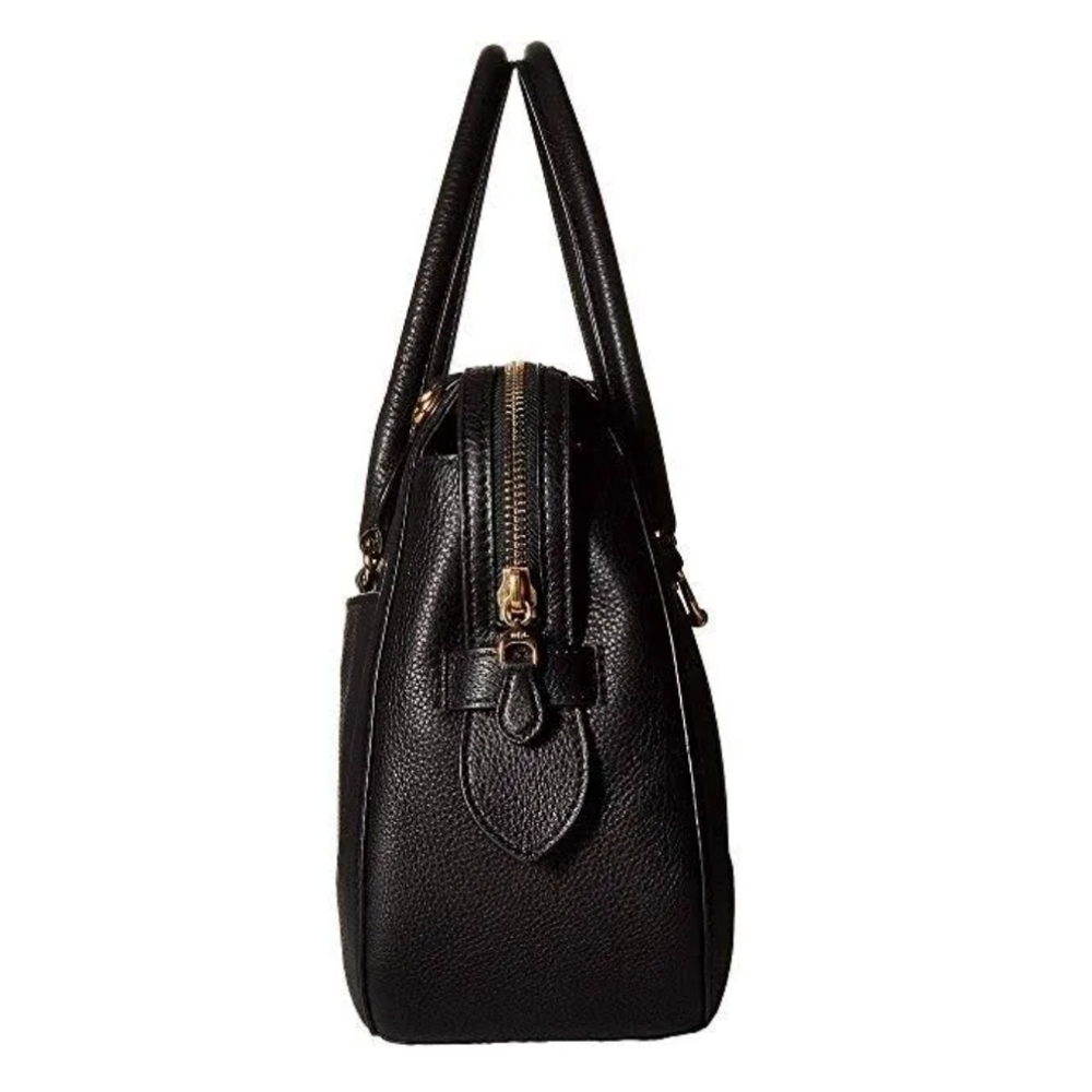 (1770) LAUREN RALPH LAUREN Stonegate Leather Satchel - Picture 6 of 8